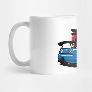 Blue Skyline GTR R33 Mug